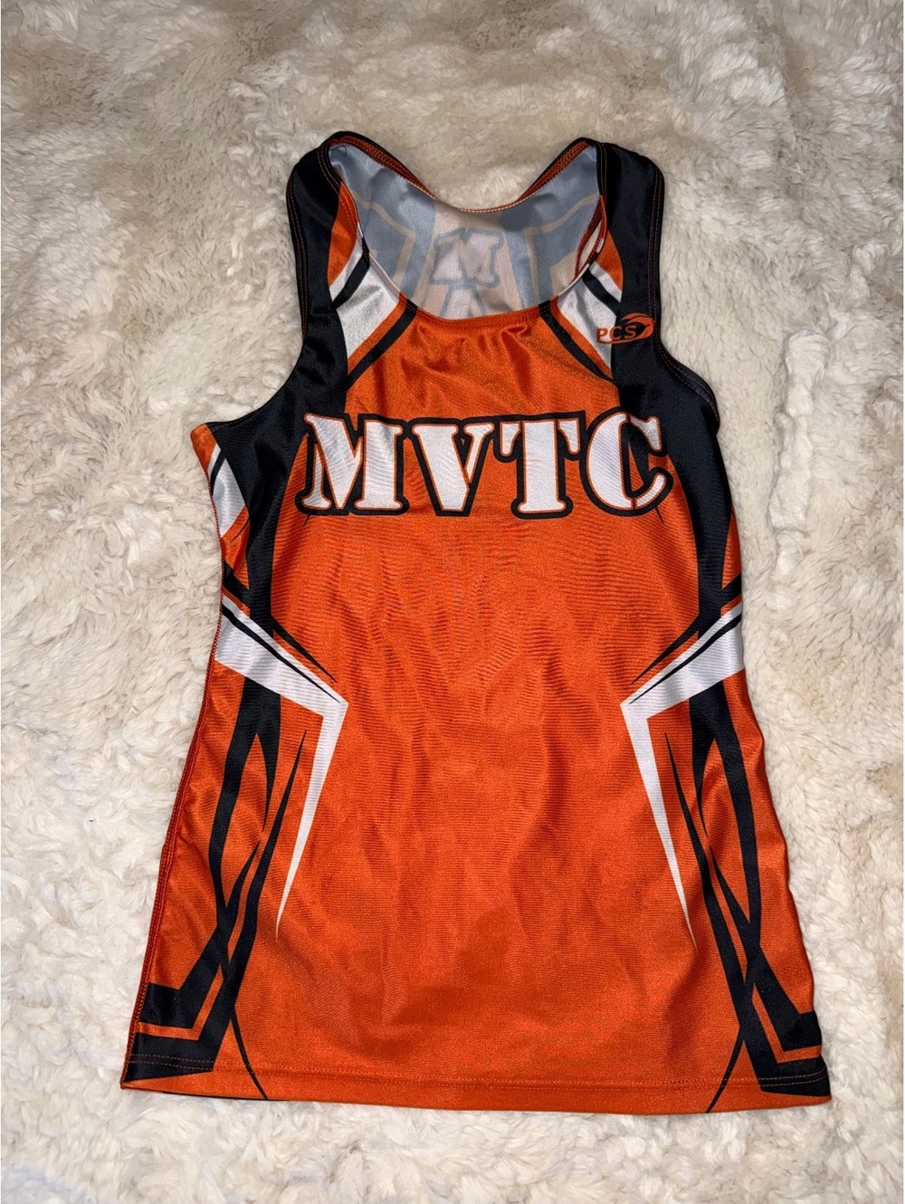MVTC Max Velocity Orangey & Black Athletic Tank